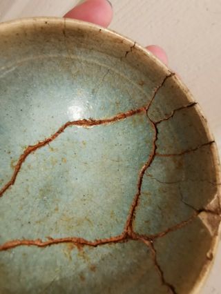 Chinese Jun Ware Pottery Bowl Song Dynasty Porcelain Oriental Ru Kiln