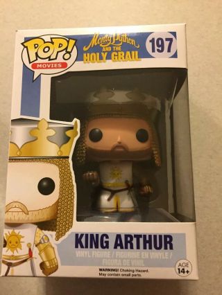 Funko Pop King Arthur 197 Monty Python And The Holy Grail