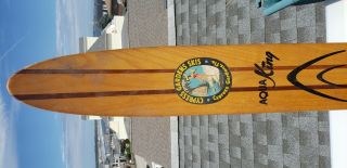 Vintage Cypress Gardens Skis Fl Wood Water Ski Dick Pope Jr.