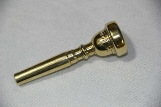 Vintage Vincent Bach Corp.  Mt Vernon NY Trumpet Mouthpiece 7C w/gold wash 3