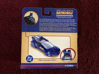 corgi batmobile 1990’s Bmbv1 1:43 Scale 3