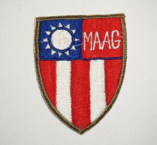 Maag Formosa Taiwan Patch Japanese Theater Made Post Wwii Us Army P8180