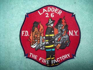 Fire Department Patch - Fdny - Ladder 26 - The Fire Factory