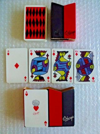 Obergs Swedish Stig Lindberg Misprint Playing Card Deck Mid Century Neocurio