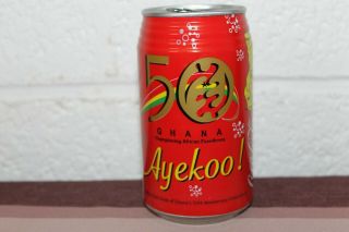 Coca - Cola Can - Ghana - Regular - 50 - Ayekoo 2007 (90)