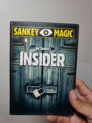 Insider By Jay Sankey Magic Instruction Dvd -