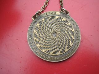 Vintage 8920 Pat Flanagan Experimental Sensor Ii 1976 Medal Pyramid Necklace