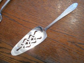 National Silver Plate 1940 Princess Royal Pattern Pastry Or Pie Server 81