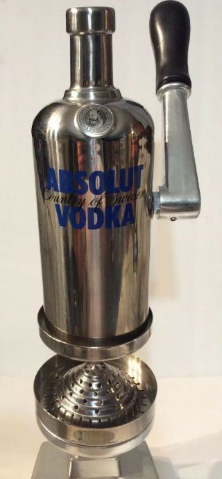 Absolut Vodka Commercial Citrus Juicer Press Stainless Steel Great Deal