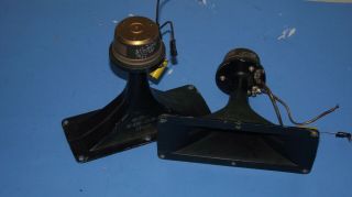 Vintage Matched Pair Jensen Rp - 103b Horn Tweeters Imperial Audio