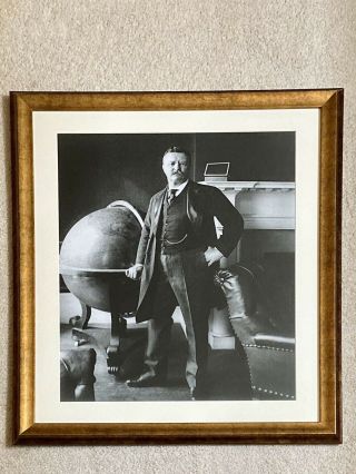 Framed And Matted Photograph Of President Theodore “teddy” Rosevelt (art.  Com)