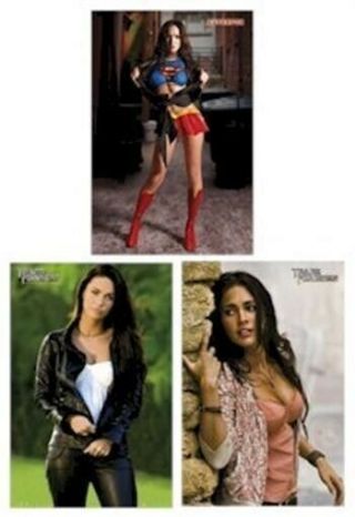 Megan Fox 3 Poster Set Superfox Pink Leather New/rolled