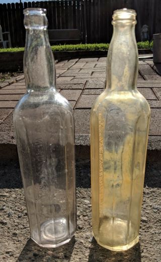 c.  1920 Newmark Western Grocers Glass Bottles Los Angeles William McLaughlin McL 3