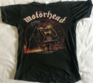 Motorhead Vintage T - Shirt - Eight Days In June Tour 1986 -
