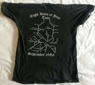 Motorhead Vintage T - shirt - Eight Days In June Tour 1986 - 2