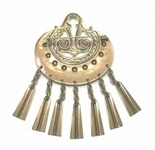 KALEVALA KORU KK Finland - Vintage Bronze Brooch 