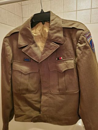 Wwii Ike Jacket 1944 Us Army European Command Berlin Brigade
