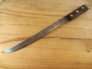 Fine Vintage F Dick 11.  5 Inch Carbon Steel Carving Knife - Quick