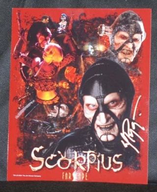 Wayne Pygram (scorpius) Farscape Autograph
