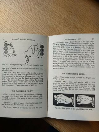 Vintage 1956 book The Boy ' s Book of Conjuring 3