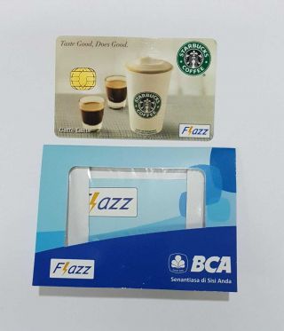 Starbucks Card Indonesia Old Logo Cobrand Bca Caffee Latte