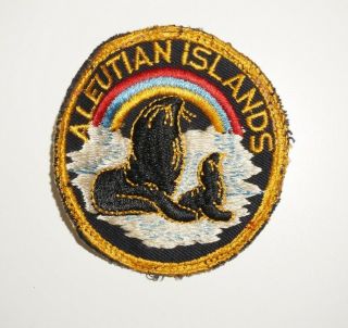 Aleutian Islands Alaska Patch Wwii Us Army P0403