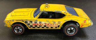 Vintage Mattel Hot Wheels Redline Olds 442 Maxi Taxi