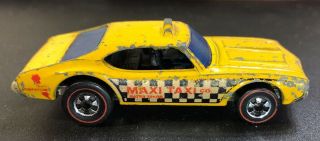Vintage Mattel Hot Wheels Redline Olds 442 Maxi Taxi 2
