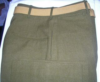 Ww2 U.  S.  Trousers,  Minty 1942