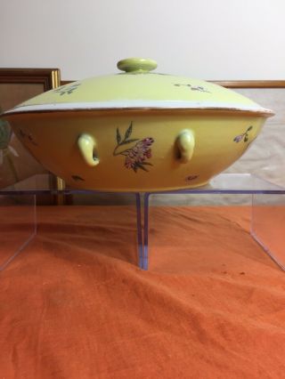 Large Antique Chinese Famille Rose Bowl And Cover 3