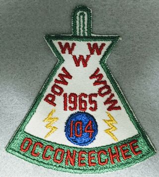 Boy Scout - Oa - Occoneechee Lodge 104 - Pow Wow 1965