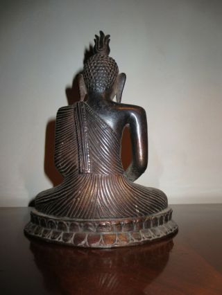 Sitting Bronze Buddha Statue from Sri Lanka Ceylon 3