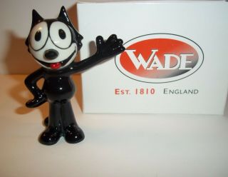 Felix The Cat Wade Whimsies Pottery Figurine Ltd Ed Of 1000 Box & Card