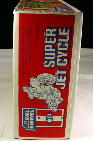 Vintage 1976 Ideal Evel Knievel Action Figure Jet Stunt Cycle Bike - 2