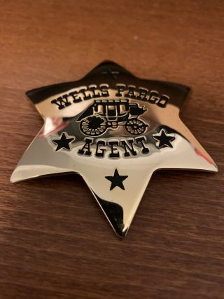 Wells Fargo Agent Authentic Badge 1977