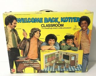 Vintage Mattel Welcome Back Kotter Doll Figure Classroom Playset Complete