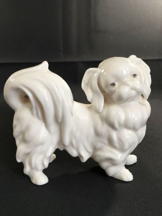 Ardalt Lenwile China White Porcelain Japanese Chin Dog Japanese Spaniel