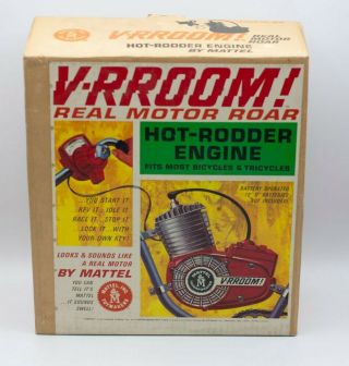 Vintage 1963 V - Rroom Motor By Mattel Hot - Rodder Engine In Order