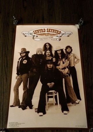 3 Lynyrd Skynyrd Rock Band 22 " X 34 " The Road Home 1977 Vintage Poster