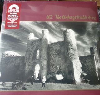 U2 The Unforgettable Fire Lp Red Vinyl 35th Anniversary