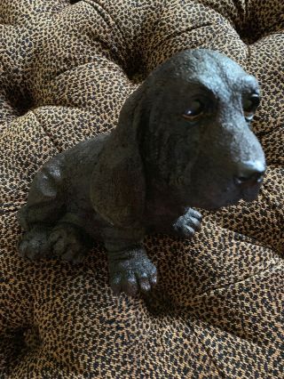 Vintage Bassett Hound Sculpture Dog Lover Hg14 2
