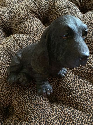 Vintage Bassett Hound Sculpture Dog Lover Hg14 3