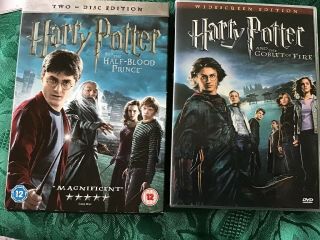 Harry Potter And The Half - Blood Prince Harry Potter And The Goblet Of Fire - Dvd