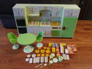 Rare Wolverine Toy Co.  Sears Kitchen Center Sunny Suzy Barbie Size Playset