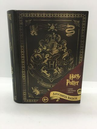 Harry Potter Tin Savings Bank Book Shape