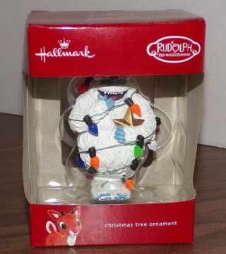 Hallmark Rudolph The Red Nosed Reindeer Bumble Abominable Snowman Ornament