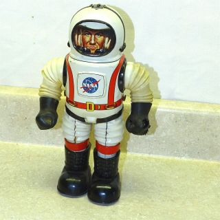 Vintage Japan Tin Marx Nasa Col.  Hap Hazard Astronaut,  Robot Parts,  Battery Op