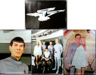 Set Of 4 Star Trek:the Motion Picture Store Promo Posters 17x25 - Rare