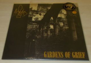At The Gates - Gardens Of Grief - 2015 Etched Gold Vinyl 1 - Sided Lp - Limited 100 -