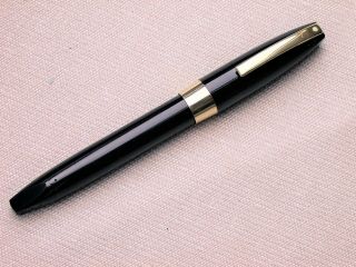 Sheaffer Pfm 3 Fountain Pen In Black.  Snorkel Filler.  Not.